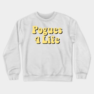 Pale Yellow Pogues 4 Life / P4L Crewneck Sweatshirt